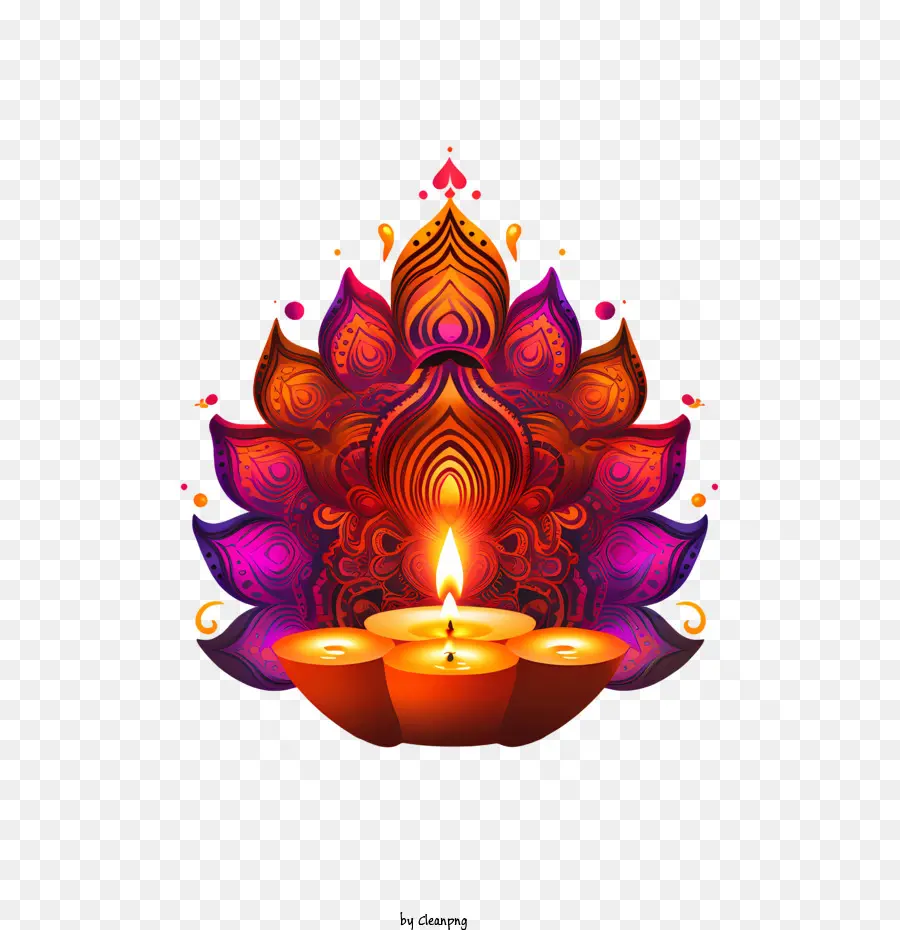 Lampe De Diwali，Diya PNG