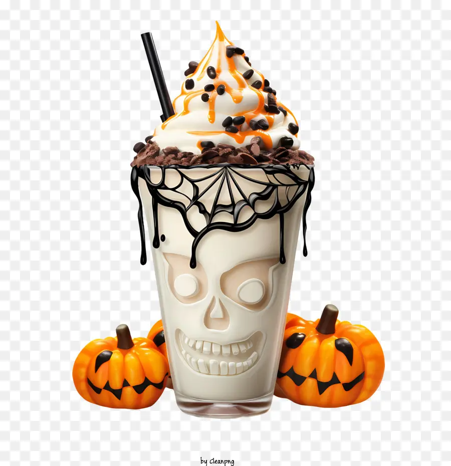 Milkshake D'halloween，Halloween PNG