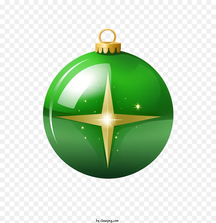 Boule De Noël，Ornement Vert PNG