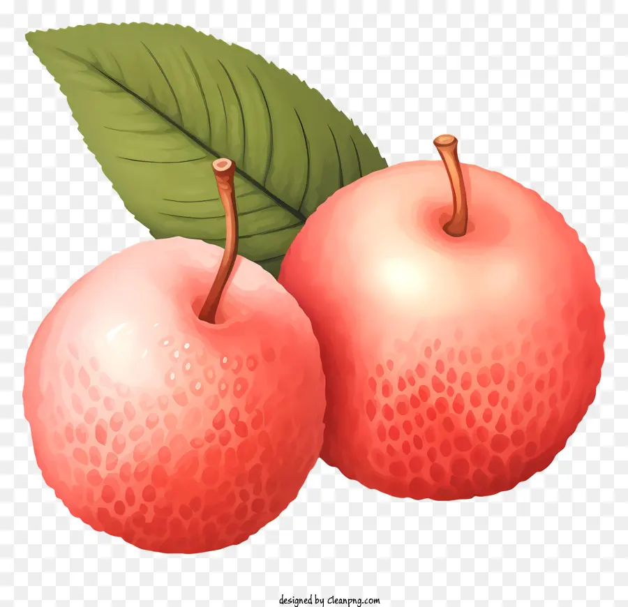 Pommes Rouges，Fruits Litchis PNG