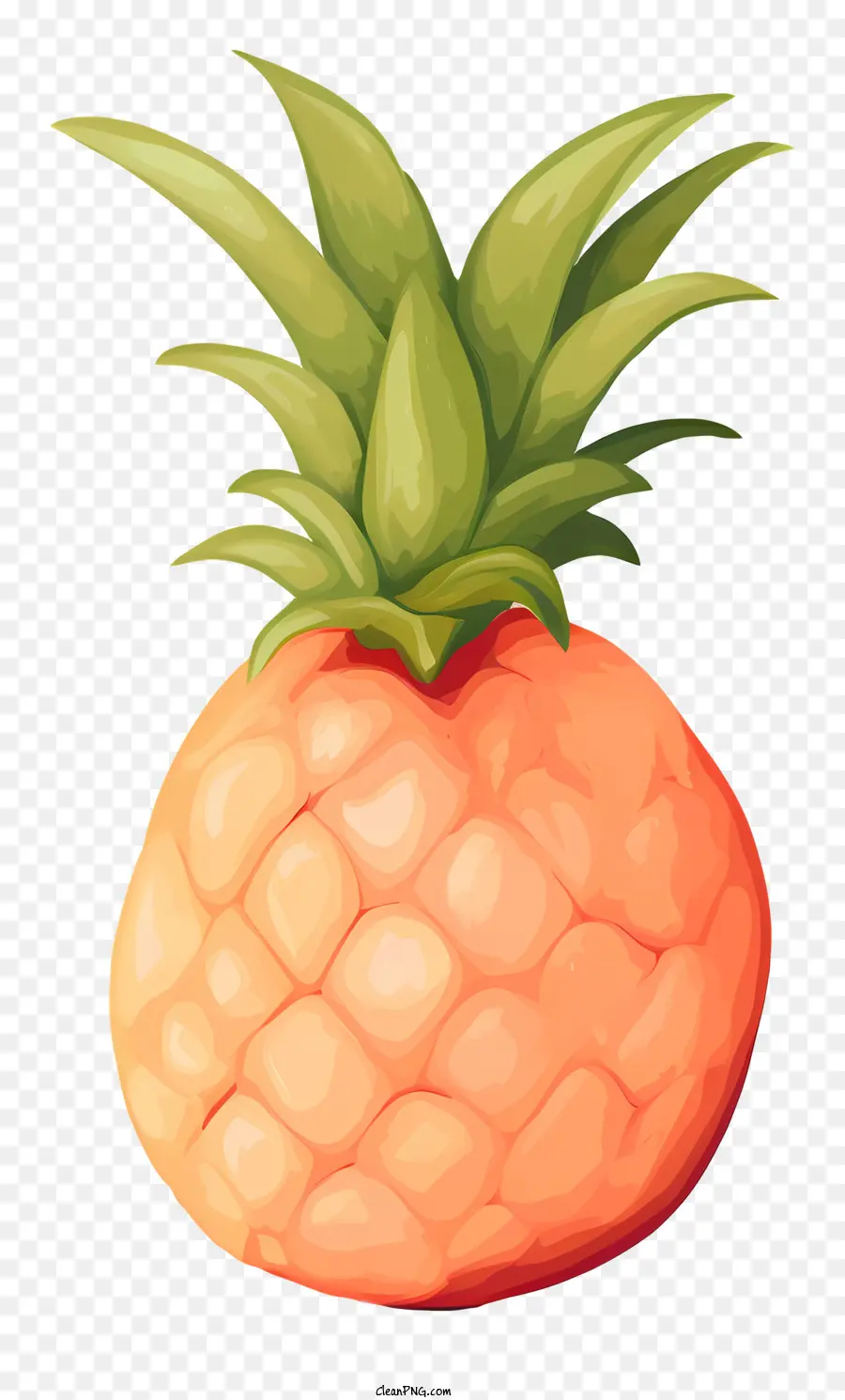 Ananas Bien Mûr，Orange Ananas PNG