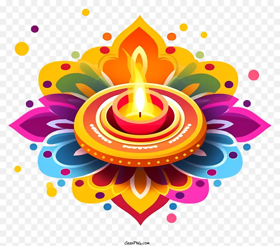 Lampe De Diwali，Lampe Diya PNG