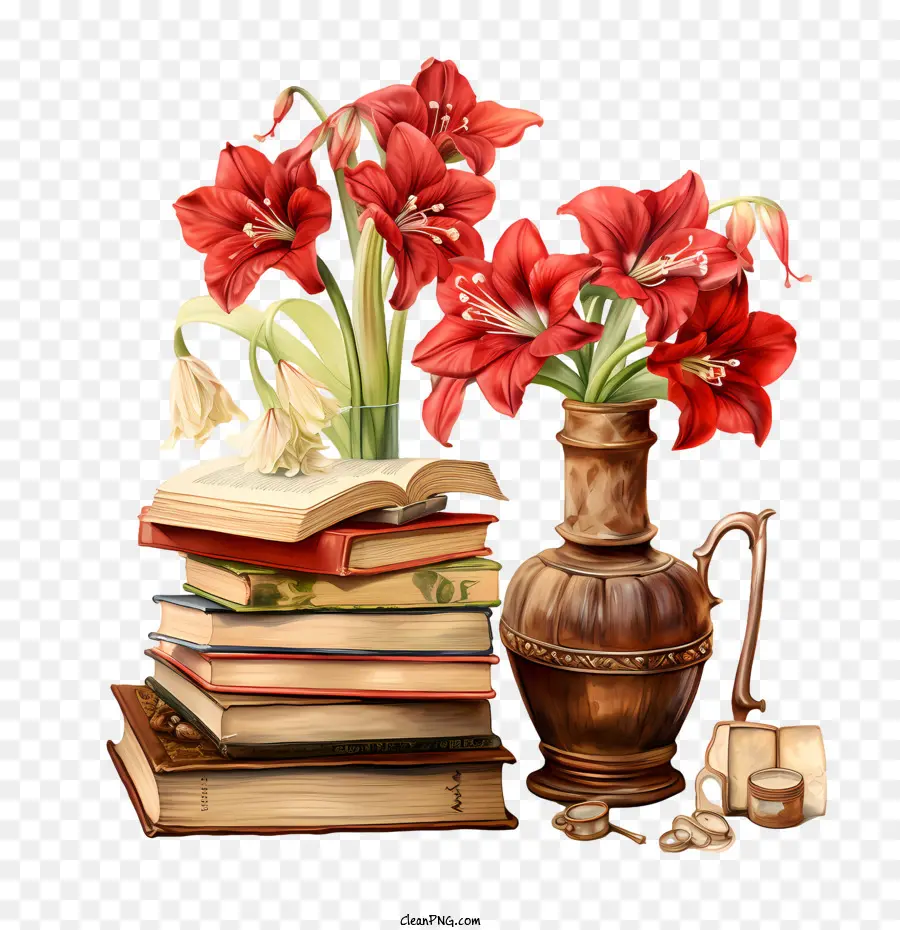 Fleur D'amaryllis，Bouquet PNG