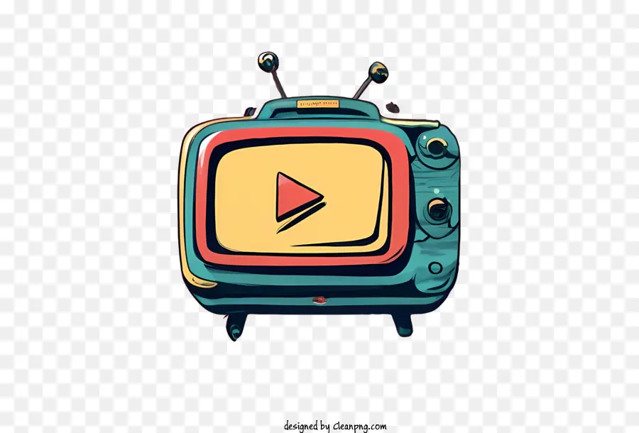 Youtube，Vieille Tv PNG