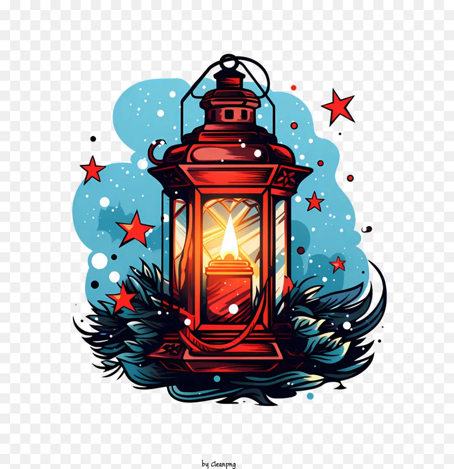 Lanterne De Noël，Lanterne PNG