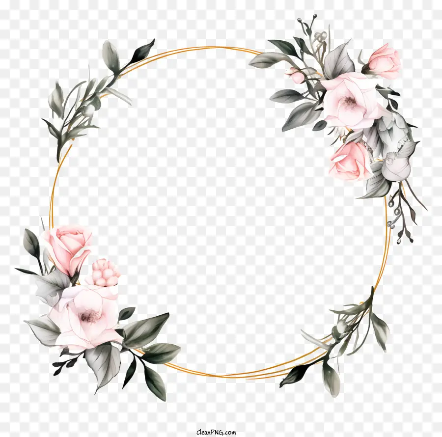Couronne，Roses PNG