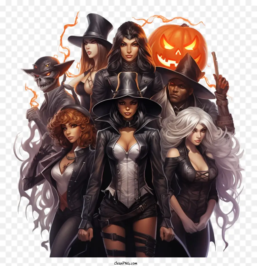 Fête D'halloween，Personnages D'halloween PNG