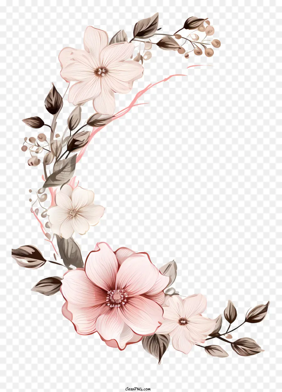 Bouquet De Fleurs，Fleurs Roses PNG