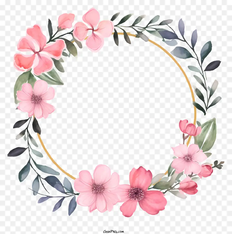 Fleur Cercle，Arrangement Floral PNG
