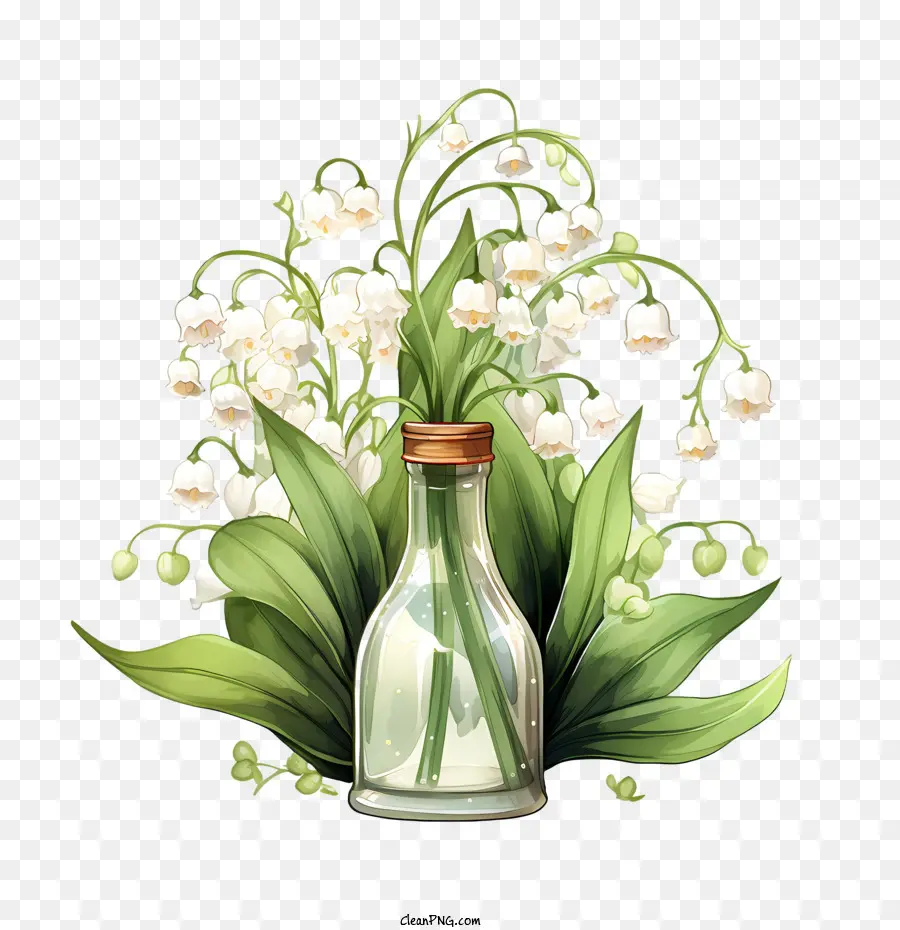 Muguet，Bouteille PNG