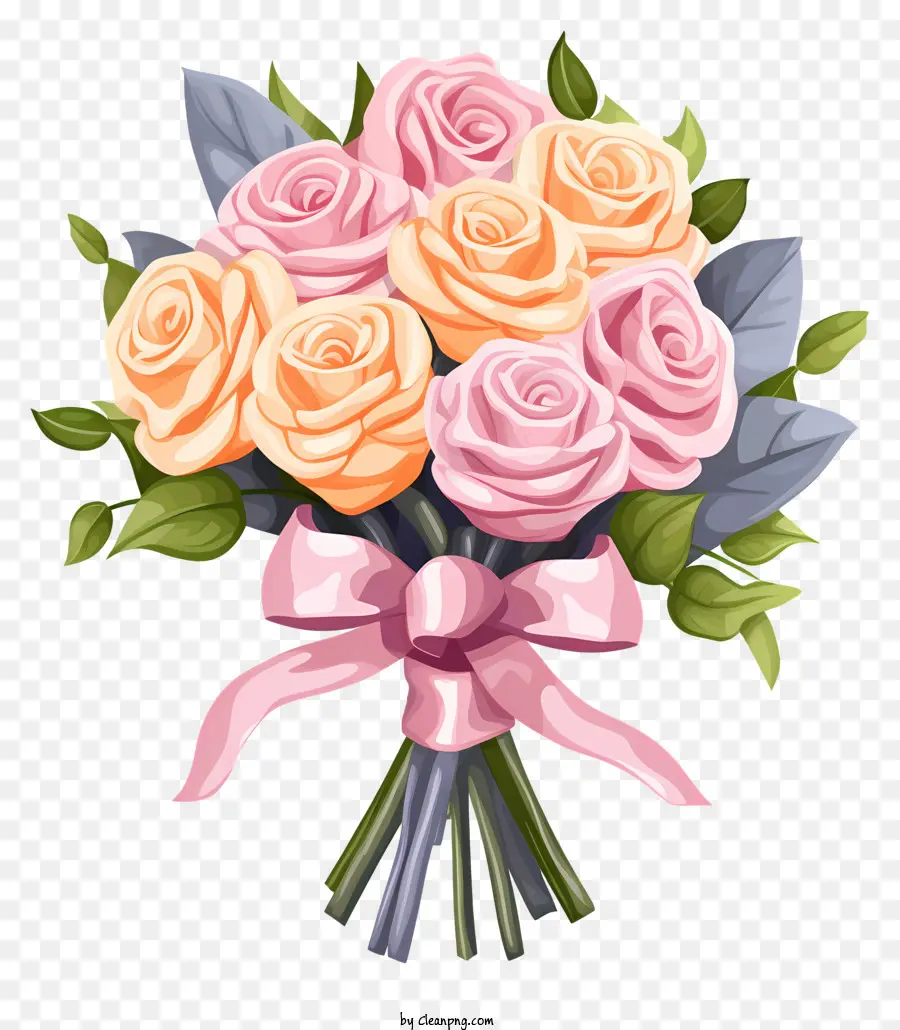 Bouquet，Bouquet De Fleurs PNG