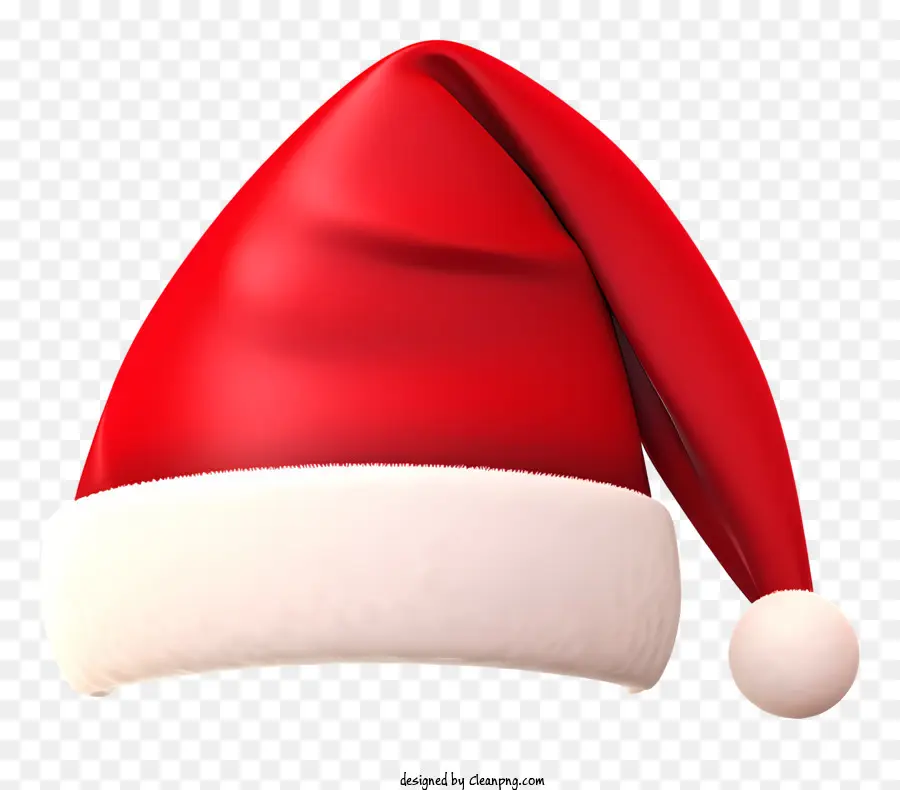 Un Chapeau De Père Noël，Chapeau Rouge PNG