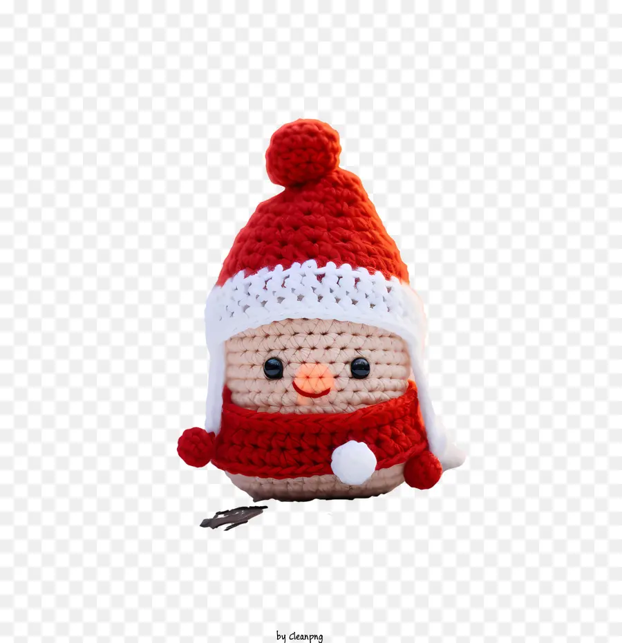 Poupée De Noël，Père Noël Au Crochet PNG