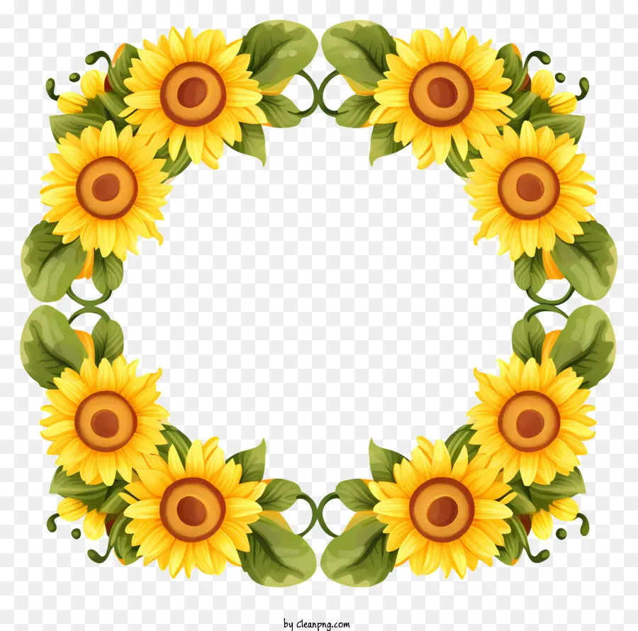 Couronne De Tournesol，Tournesols PNG