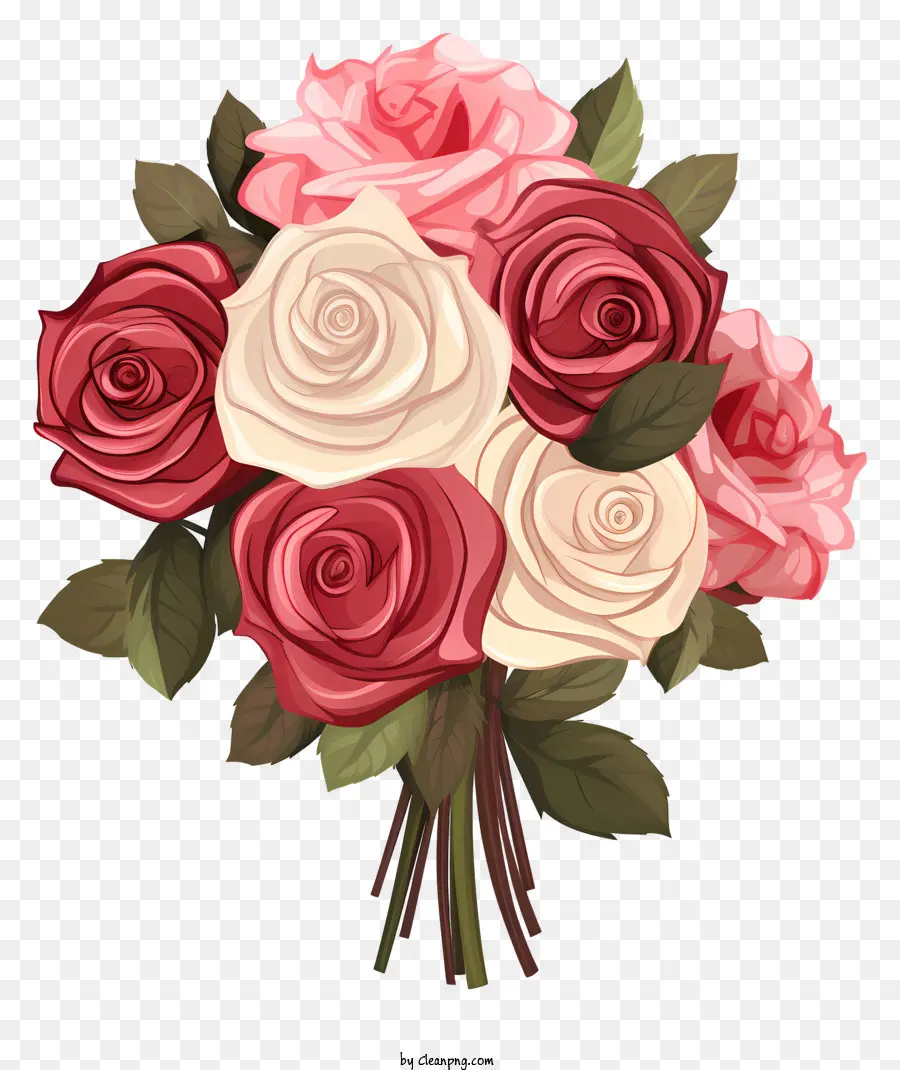 Bouquet，Les Roses Roses PNG