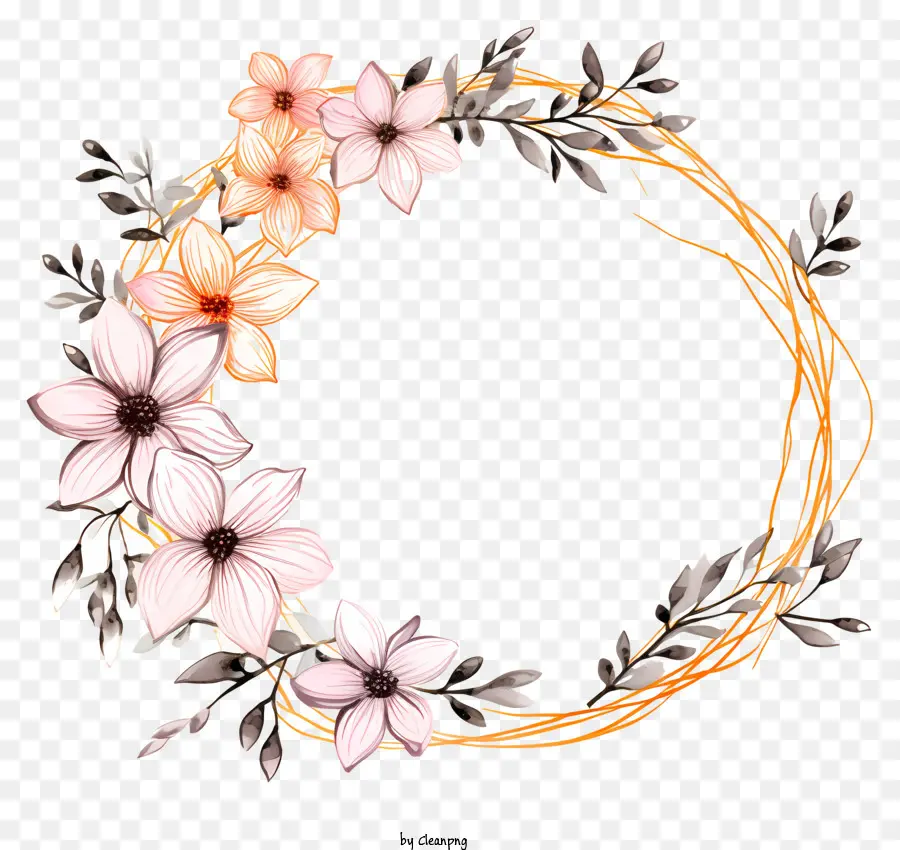 Couronne De Fleurs，Arrangement Floral PNG