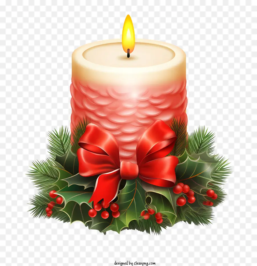 Bougie De Noël，Bougie Blanche PNG