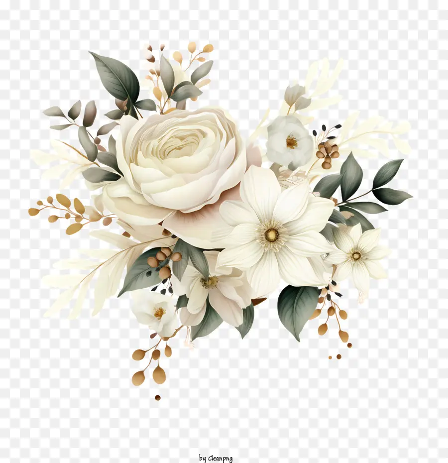 Les Fleurs De Mariage，Bouquet PNG