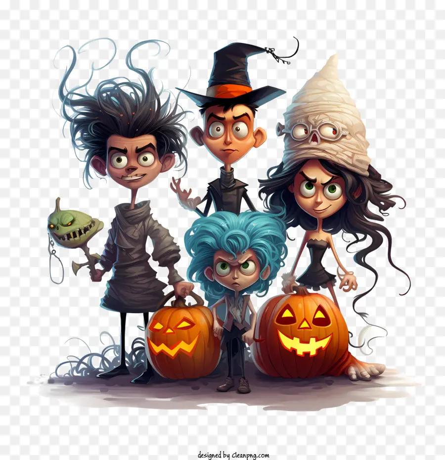 Fête D'halloween，Personnages D'halloween PNG