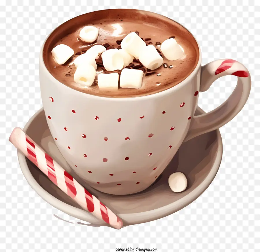 Chocolat Chaud，Guimauves PNG