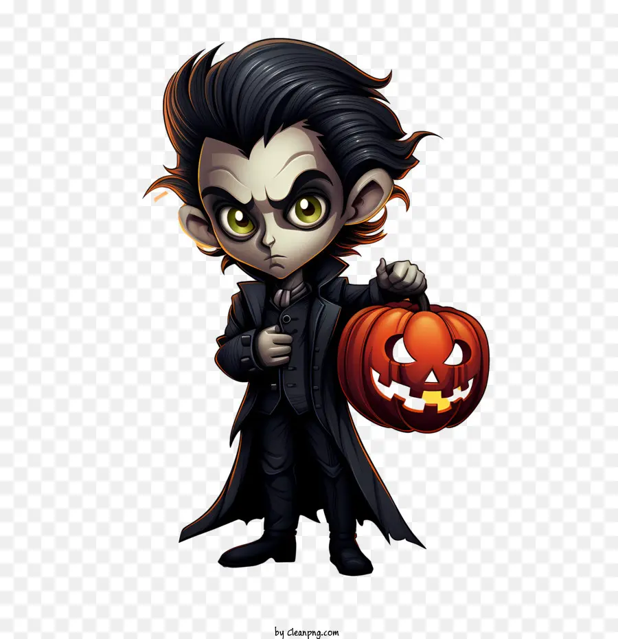 Vampire Et Citrouille，Vampire PNG