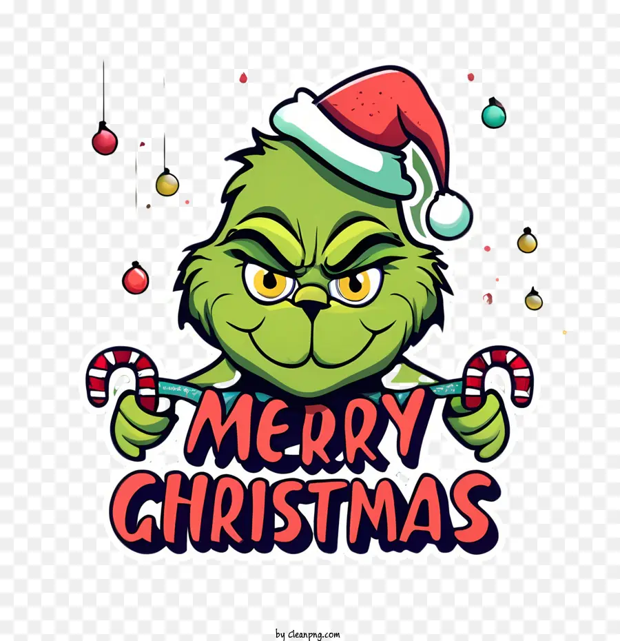 Grinch De Noël，Joyeux Noël PNG