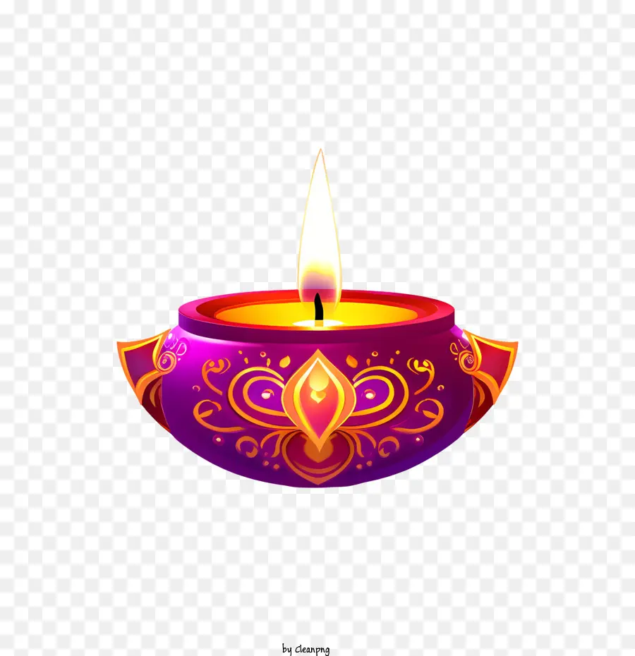 Diwali Lampe，Diya PNG