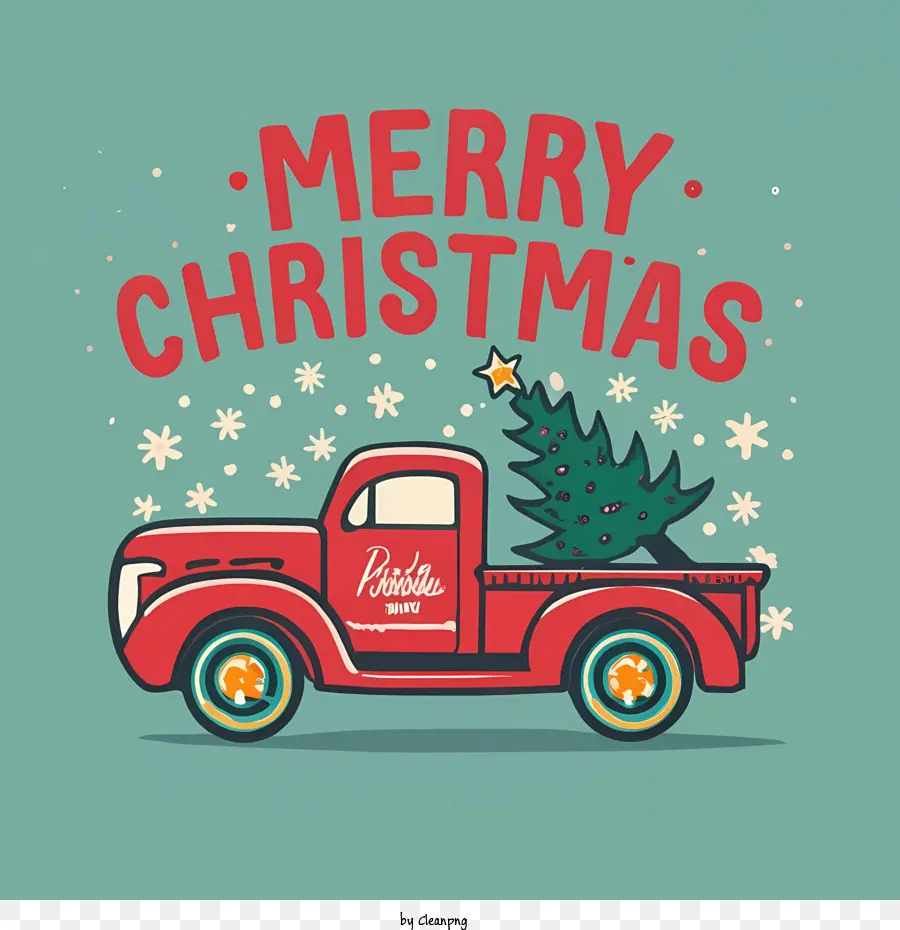 Joyeux Noël，Camion PNG