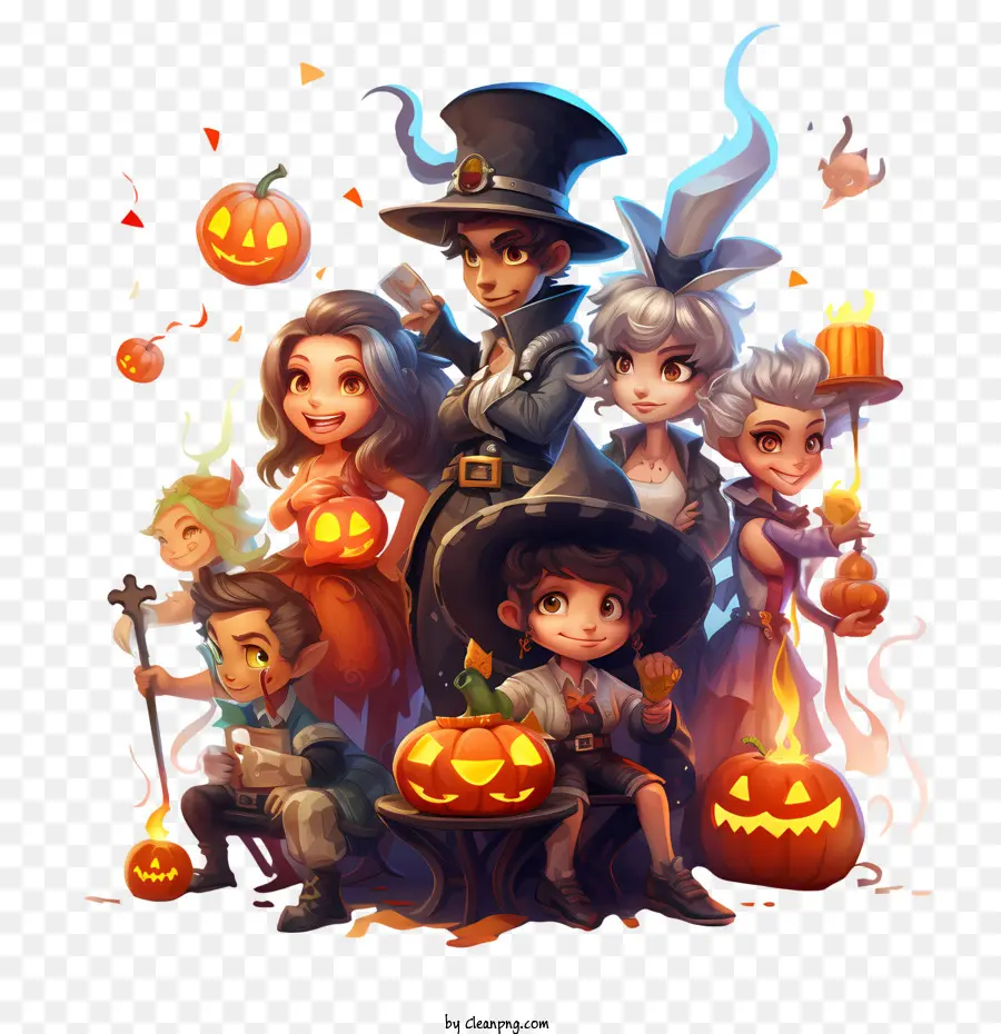 Fête D'halloween，Sorcière PNG