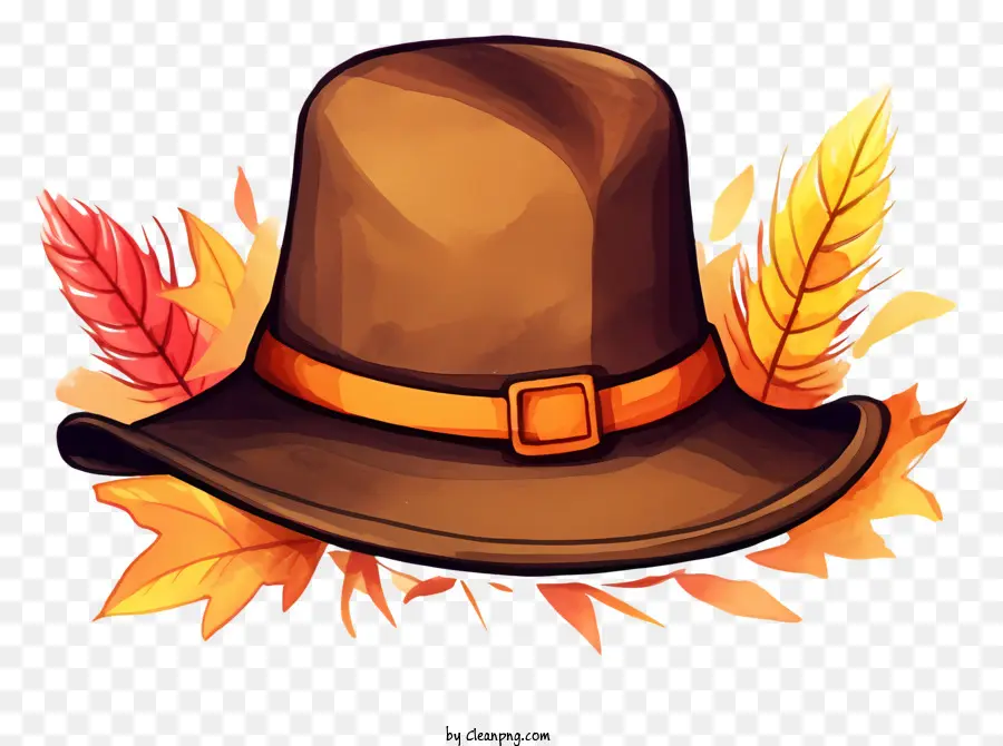 Chapeau Marron，Chapeau Noir PNG