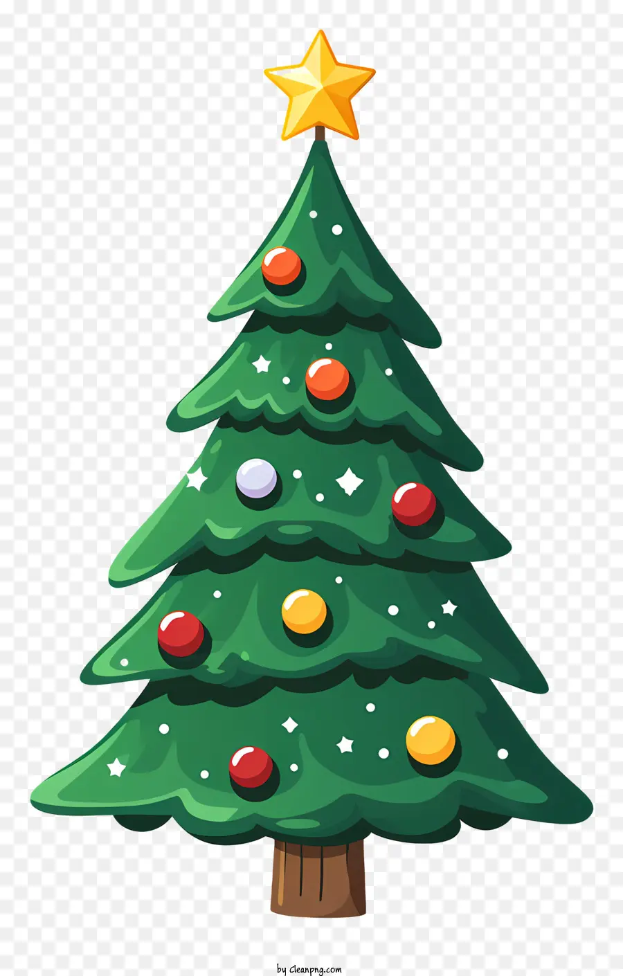 Arbre De Noël，Dessin Animé PNG