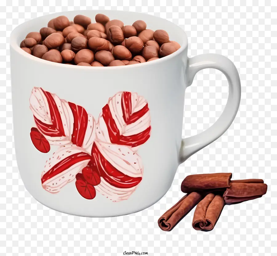 Tasse Blanche，Chocolat Chaud PNG