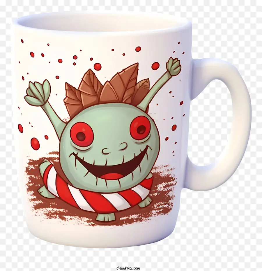 Tasse à Café，Dessin Animé Monster PNG