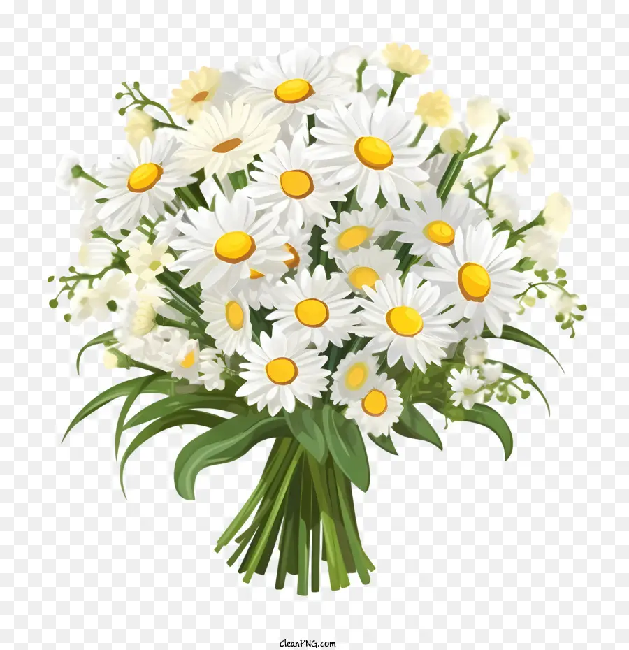 Fleur De Marguerite，Fleurs Blanches PNG