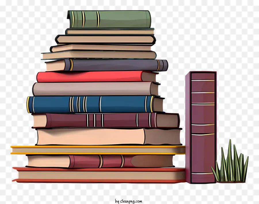 Livres，Pile De Livres PNG