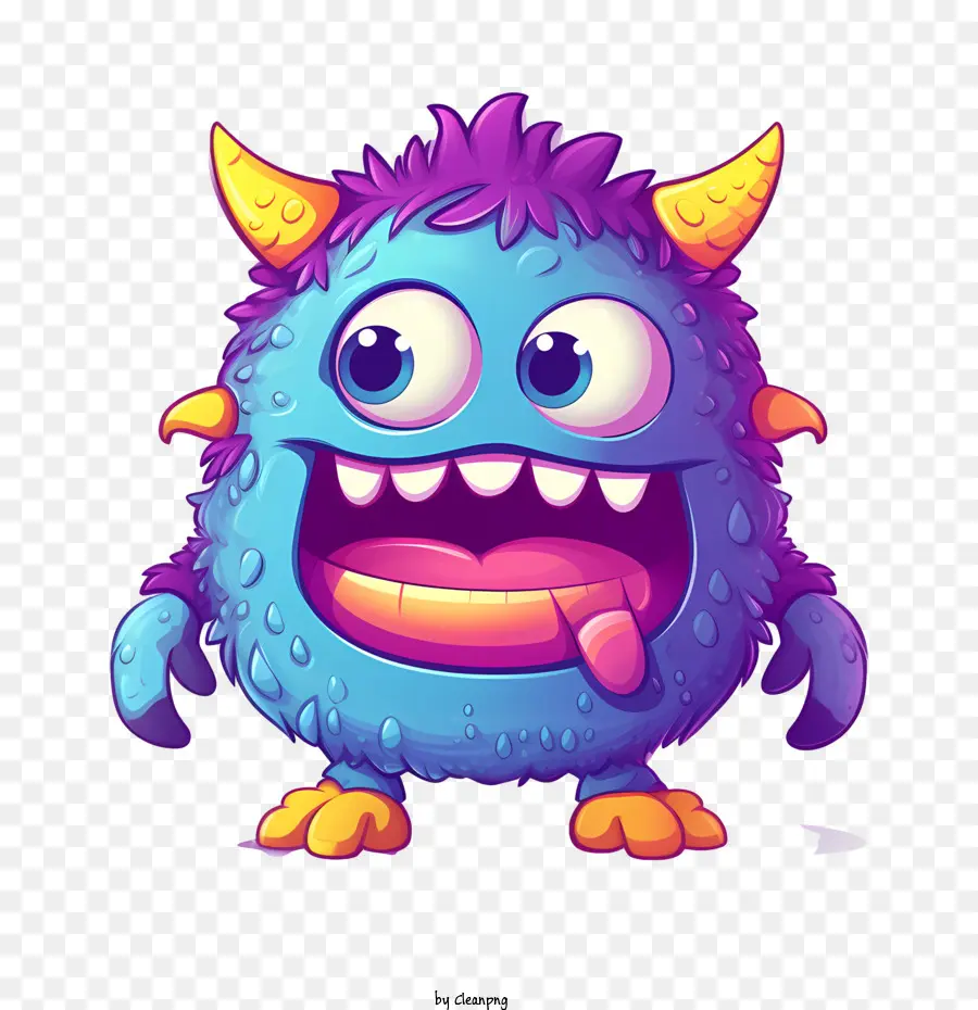 Monstre，Violet PNG