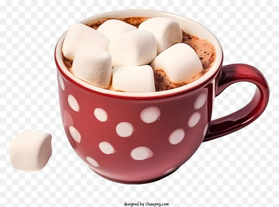 Tasse Rouge，Chocolat Chaud PNG