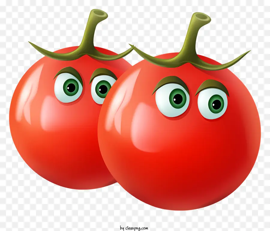 Tomates Aux Yeux écarquillés，Tomates PNG