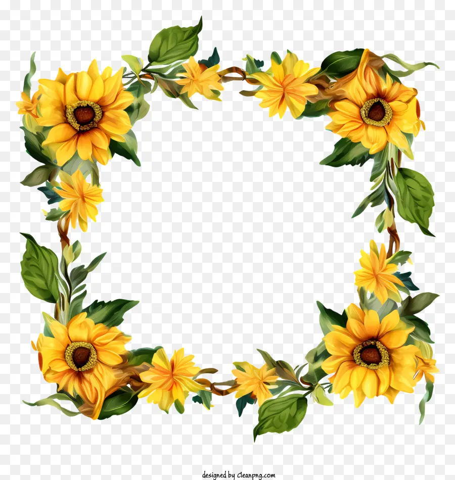 Tournesol，Couronne De Tournesol PNG