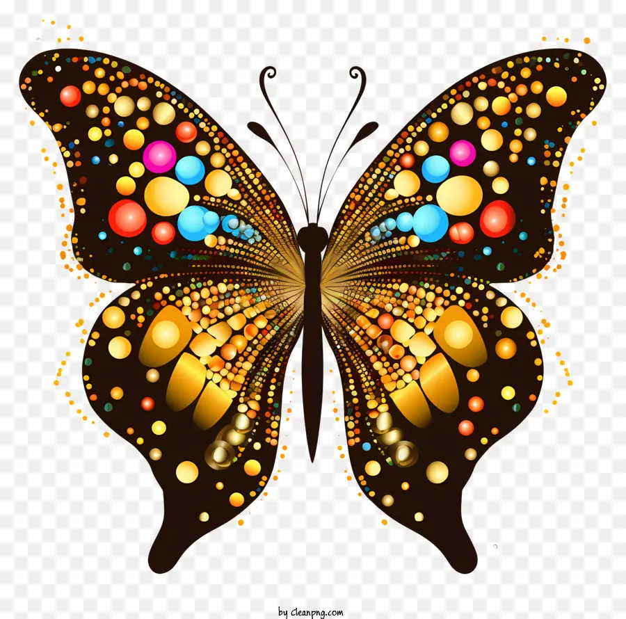 Papillon，Papillon Doré PNG