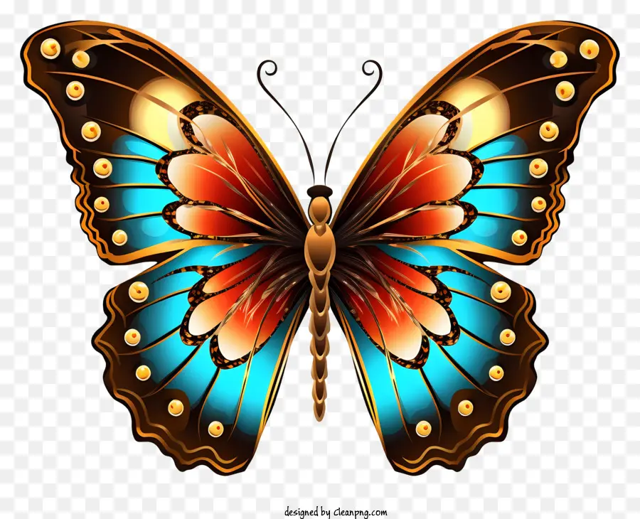 Papillon，Designs Complexes PNG