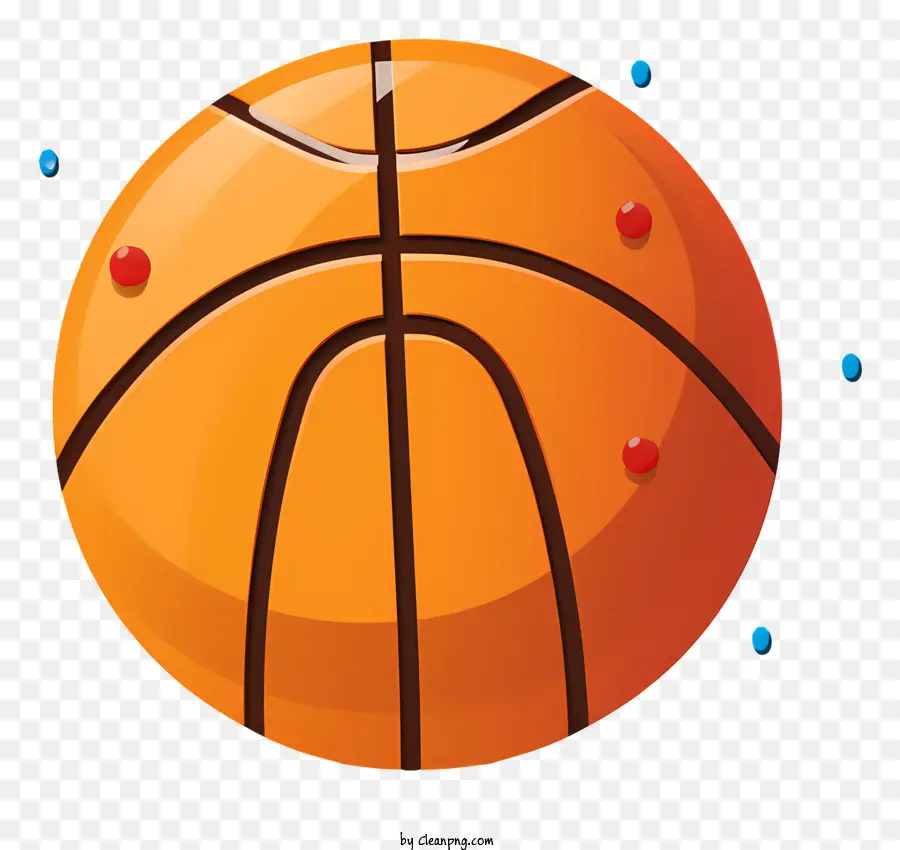 De Basket Ball，Balle Orange PNG