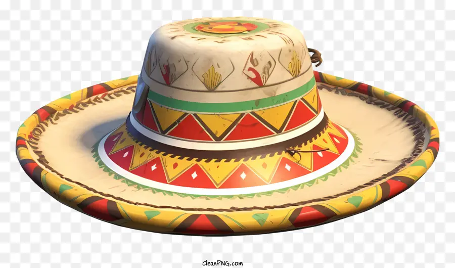Chapeau Mexicain，Coloré Chapeau PNG