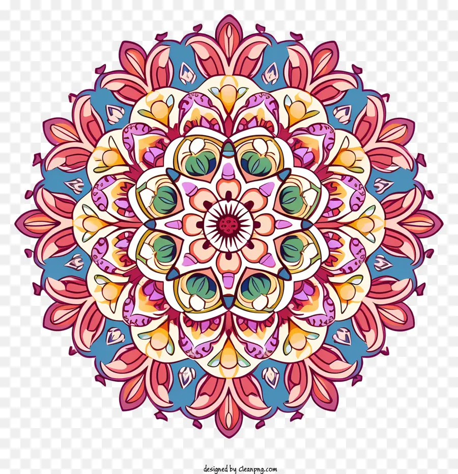 Conception Colorée，Mandalas PNG