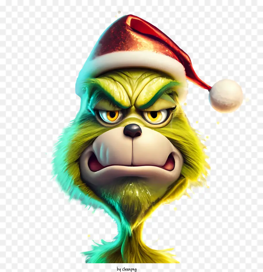 Grinch De Noël，Sourire PNG