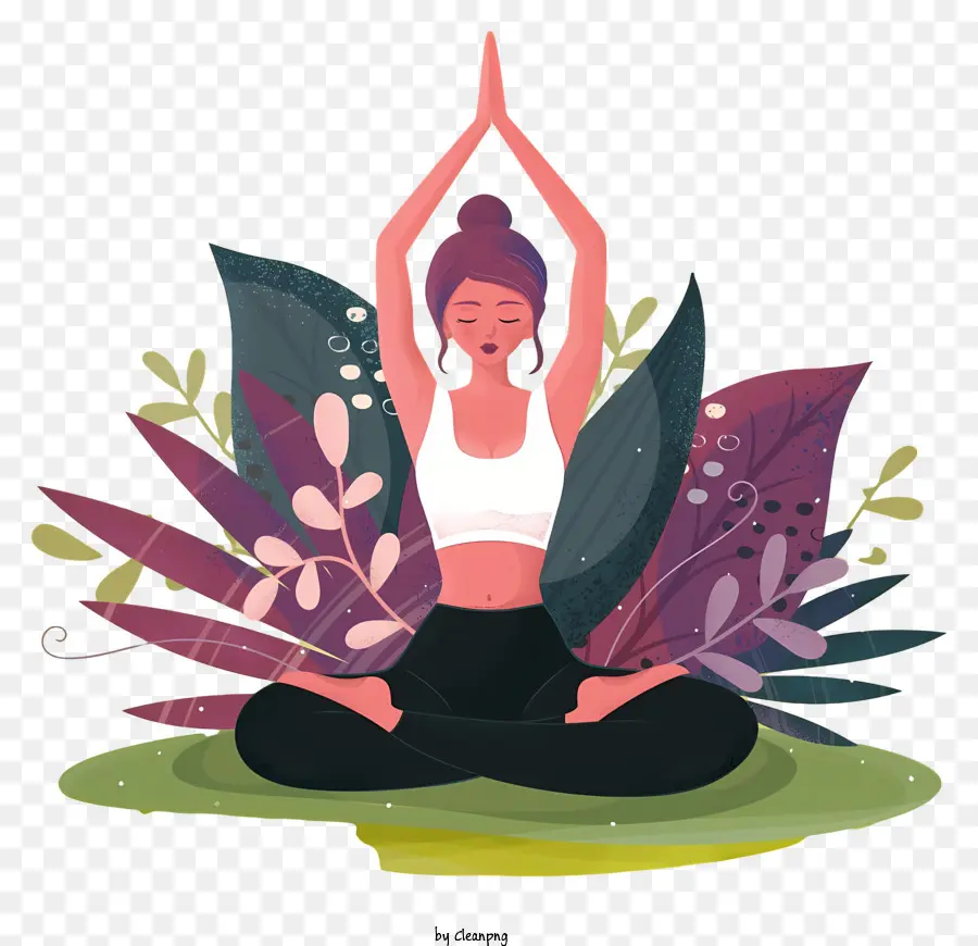 Méditation，Pose De Yoga PNG