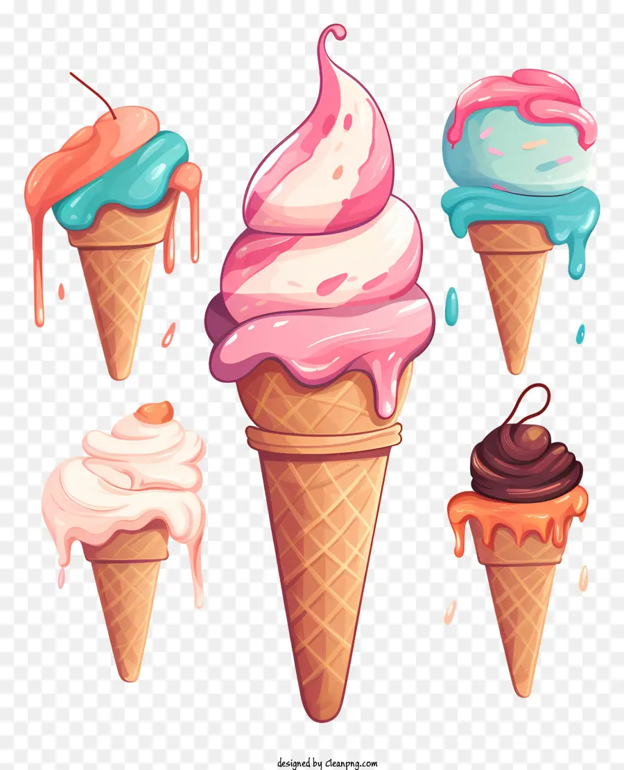 Glace，Glace Colorée PNG