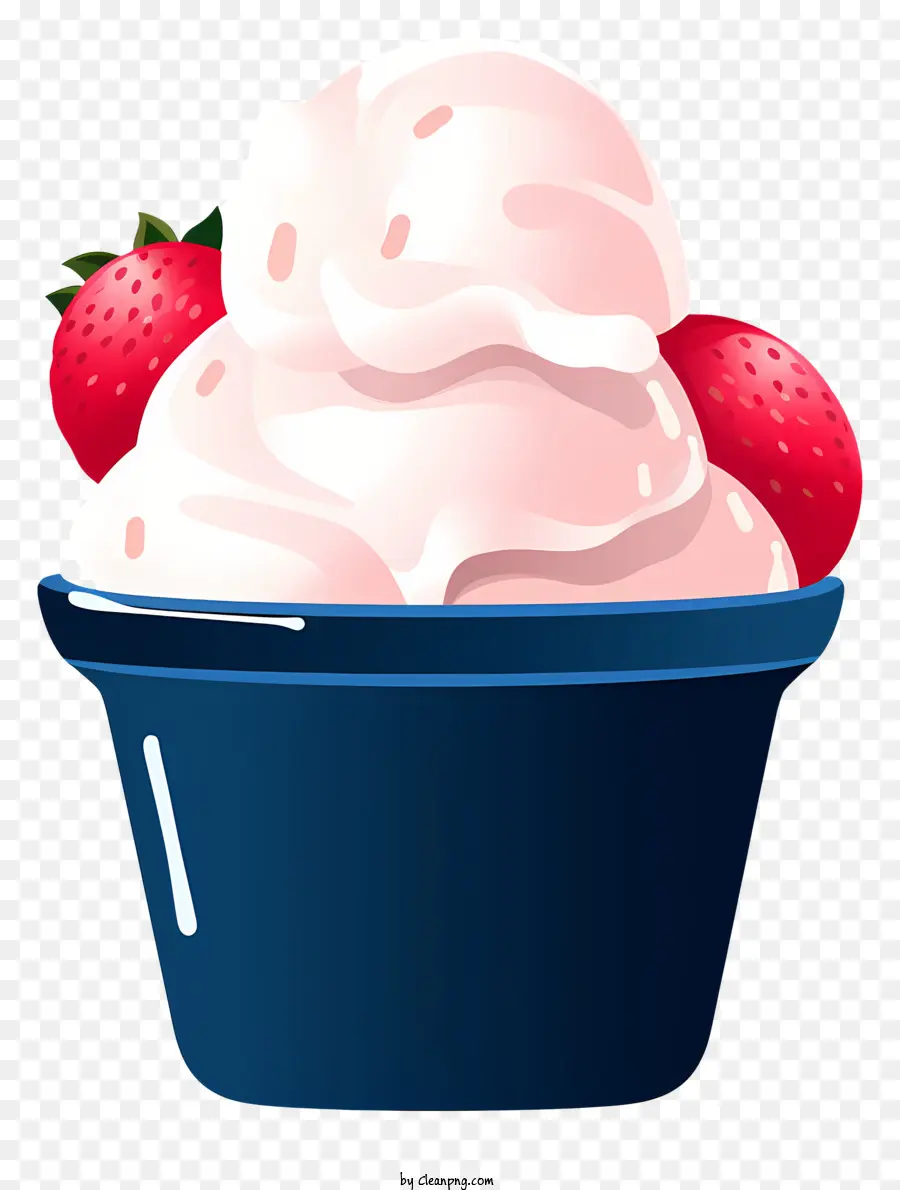 Glace à La Fraise，Glace PNG