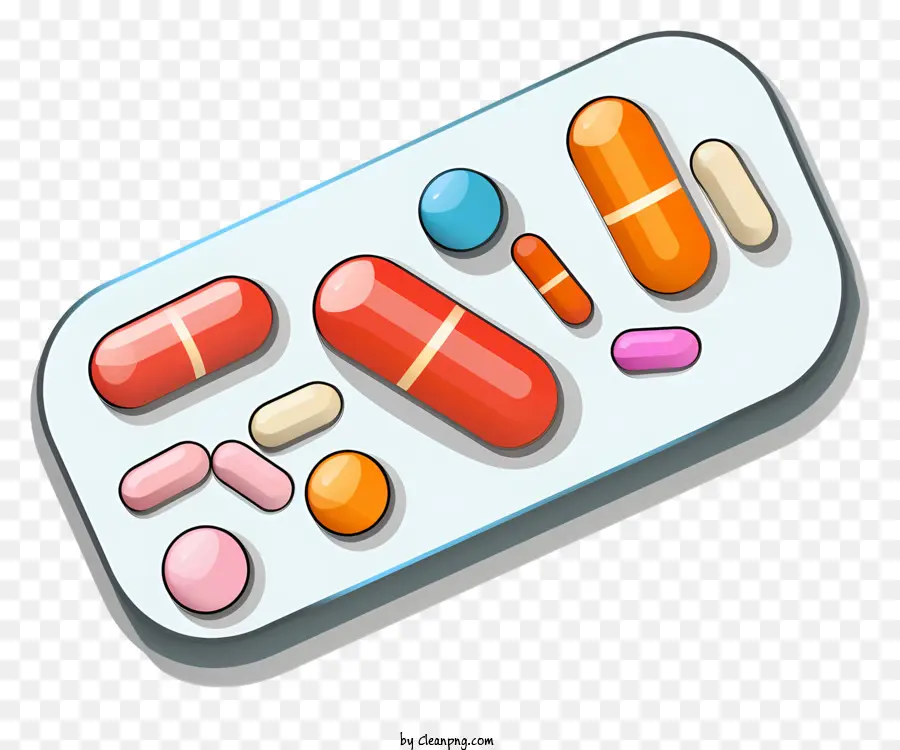 Récipient De Médicaments En Plastique，Récipient De Pilules De Dessins Dessinées PNG