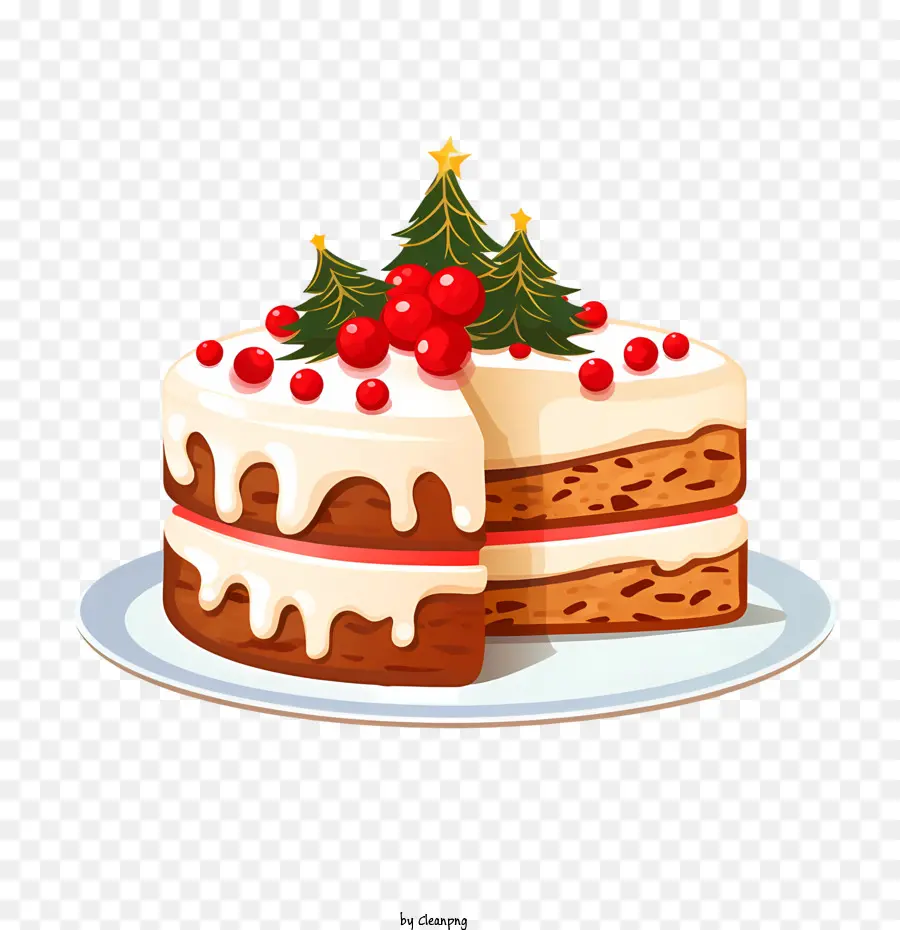 Gâteau De Noël，Dessert PNG